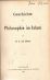 Geschichte der Philosophie im Islam. - de Boer, T.J.