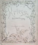 Kriegs Bilderbogen Münchener Künstler. - 