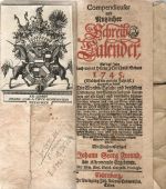 Compendieuser und Nutzlicher Schreib=Calender, Auf das Jahr nach unsers HErrn JEsu Christi Geburs 1745. (Welches ein gemein Jahr ist.) Darinnen finden Die Monds=Brüche und derselben Witterung; der Sonnen Auf=und Untergang auf alle Tage; ... Mit Fleiß verfertiget von .... der Astronomie Ergebenen. - Freund, Johann Georg