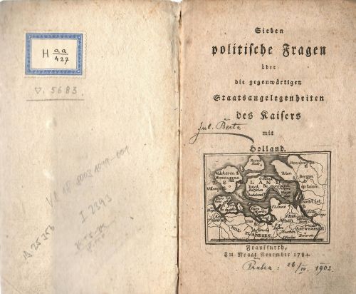 Sieben politische Fragen über die gegenwärtigen Staatsangelegenheiten des Kaisers mit Holland.