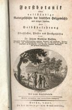 Forstbotanik oder vollständige Naturgeschichte der deutschen Holzgewächse und einiger fremden. Zur Selbstbelehrung für Oberförster, Förster und Forstgehülfen. - Bechstein, Johann Matthäus