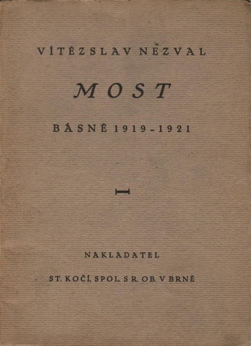 Most. Básně 1919-1921.