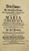 Drey Beschreibungen, Erstens: Des Königlichen Einzugs, Welchen Ihro Königliche Majestät .... Frau Maria Theresia, ... In Dero Königliche drey Prager-Städte gehalten.; Andertens: Der Erb-Huldigung, Ihro Königlichen Majestät, als Königin zu Böheim die gesammte treu-gehorsamste Stände des Königreichs Böheim ... abgeleget. Drittens: Allerhöchst ernannt Ihro Königlichen Majestät Königlichen-Böhmischen Crönung: alles auf Ihro Königlichen Majestät Allergnädigsten Befehl mit allen Umständen ausführlich und gründlich beschreiben worden ... - Ramhoffsky von Ramhofen, Johann Heinrich
