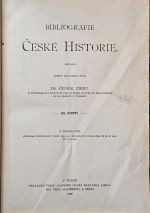 Bibliografie české historie. - Zíbrt, Čeněk Dr.
