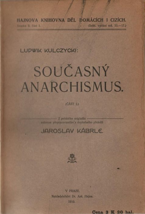 Současný anarchismus.