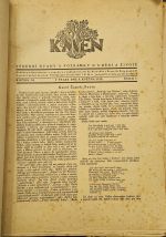 Kmen. Ročník III. čísla 1-49. (Obsahuje pův. graf. přílohy - Josef Čapek 3 linoryty, Karel Teige 1 linoryt) - 