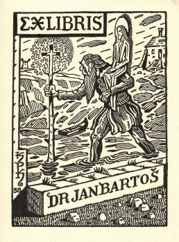 Ex libris Dr. Jan Bartoš
