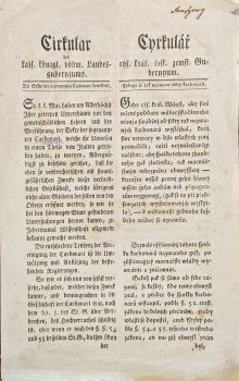 Cyrkulář  Týkage se tak nazwané sekty karbonárů.