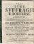 Q.D.B.V. DE IVRE SVFFRAGII R. BOHEMIAE, NOVISSIME INSTAVRATI IN COMITIIS S.R.I. RECTORE MAGNIFICENTISSIMO. SERENISSIMO REGIAE DOMVS PRINCIPE AC DOMINO DN. PHILIPPO WILHELMO, PRINCIPE POR VSSIAE, CETERA, MODERATORE CONFLICTVS IOANNE PETRO LVDEWIG, ICTO, PORVSS. REGIS IN HEROICO IUDICO, EOQVE SVPREMO ADSESSORE; CONSILIARIO; IVRIVM ET HISTOR. PROF. ORDIN. ATQVE TABVLARII MAGDEBVRG. ARCHIOTA, SCRIPSIT DISSERVITQVE IOANNES LEONARDVS Oheimb, VRATISLAVIENSIS. H.L.V.S. IPSIS IDIBVS MAII CIC IC CCIX. - Ludewig, Johann Peter von