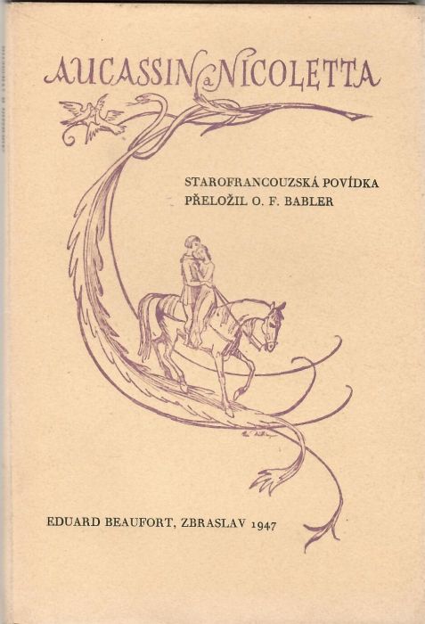 Aucassin a Nicoletta. Starofrancouzská povídka. 