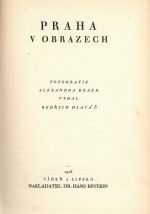 Praha v obrazech. - Exax, Alexandr