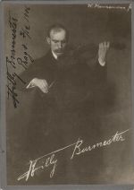 Fotografie Willy Burmestera s podpisem. - 