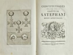 ĆONSTITUTIONES INSIGNIS ORDINIS EQUITUM S. STEPHANI REGIS APOSTOLICI.