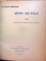 Větry od pólů. Básně. S uměleckou výzdobou Karla Hlaváčka. - Březina, Otokar