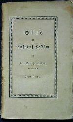 Okus w básněnj Českém. Zbjrka prwnj.  Zbjrka druhá. - Šnajdr, Karel Sudimír
