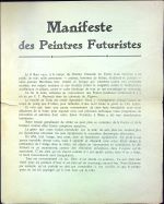 Manifeste des Peintres Futuristes. - Boccioni, Carra, Russolo, Balla, Severini