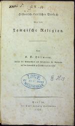 Historisch=kritischer Versuch über die Lamaische Religion. - Hüllmann, Karl Dietrich