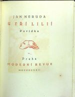 U tří lilií. Povídka. - Neruda, Jan