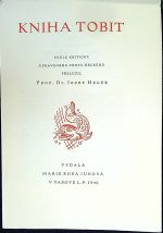 Kniha Tobit. - 