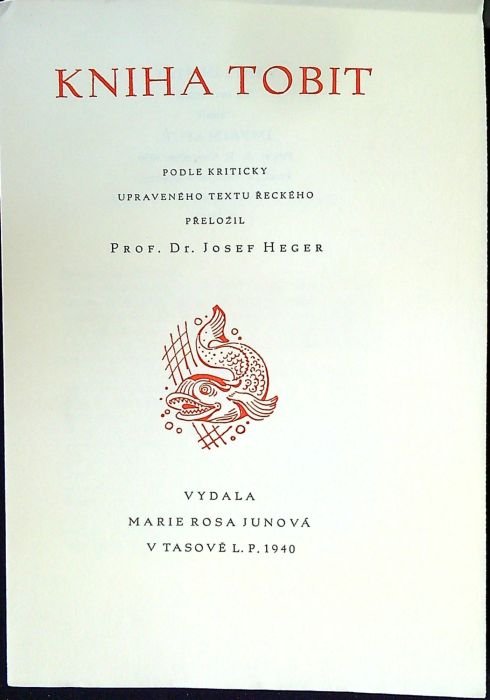 Kniha Tobit.