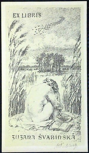 Ex libris Zuzana Švabinská - Švabinský, Max
