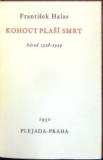 Kohout plaší smrt. - Halas, František