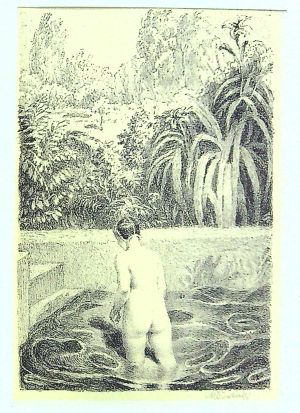 Po koupání - Švabinský, Max