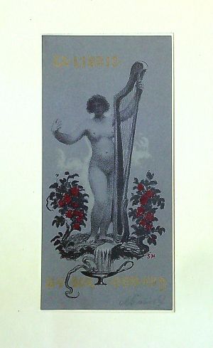 Ex libris MUDr. Otto Kuh - Švabinský, Max