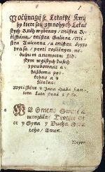 Lekarzske k njžky z mnohych knjh lijkařských wybrané Mistra Křisstana Y giných p[ro]ti neduhum a nemocem rozličným w gistých kusých z prudowané každému potřebné y vžitečné. - Křišťan z Prachatic