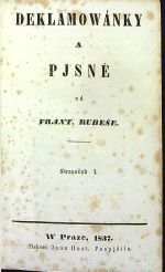 Deklamowánky a Pjsně. Svazeček 1-6. (Komplet). - Rubeš, František Jaromír