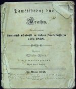 Pamětihodnj dnowé Prahy. Stručné popsánj smutných udalosti w týdnu swatodussnjm roku 1848. - Klement, Václav