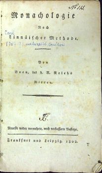 Monachologie Nach Linnäischer Methode. 