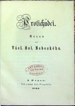 Protichůdci. - Nebeský, Václav  Bolemír