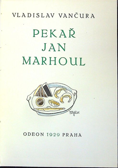 Pekař Jan Marhoul.