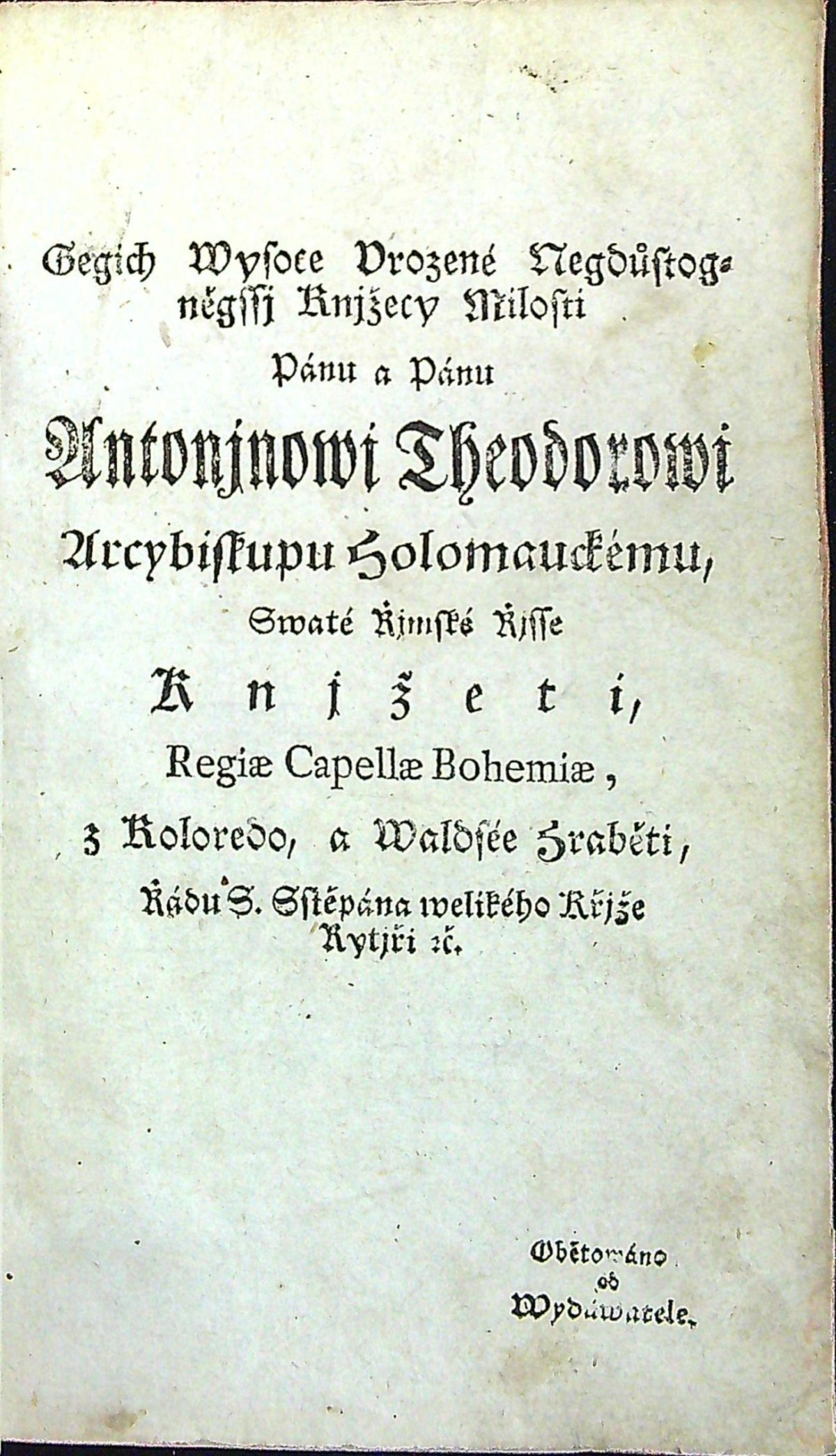 Pjsmo Swaté Nowého Zákona pro lid obecný wyswětlené od kněze Frantisska Polásska. Rozdělenj prwnj.