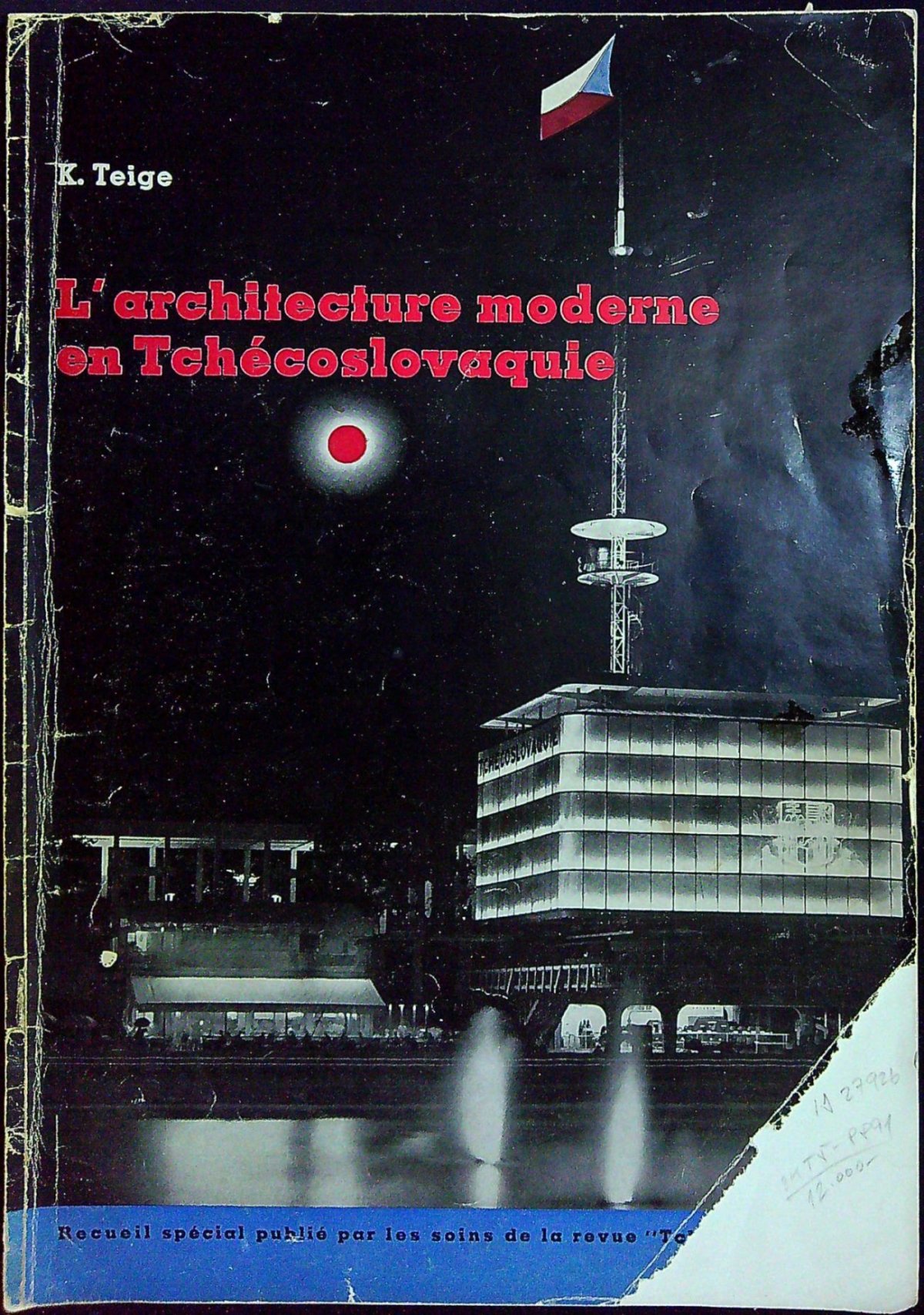 L´architecture moderne en Tchécoslovaquie.
