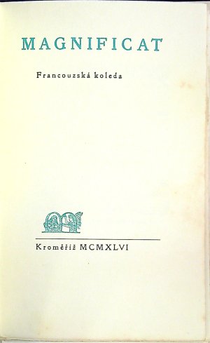 Magnificat. Francouzská koleda.
