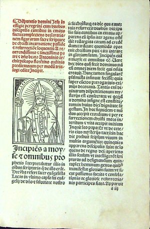 Trialogus super euangelio de duobus discipulis euntibus in Emmaus.