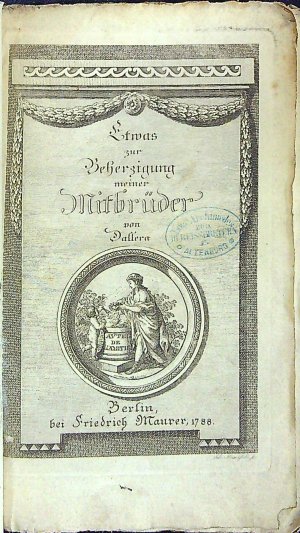 Etwas zur Beherzigung meiner Mitbrüder von Dallera.