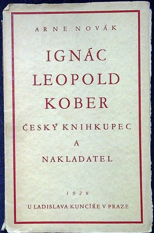 Ignác Leopold Kober český knihkupec a nakladatel.