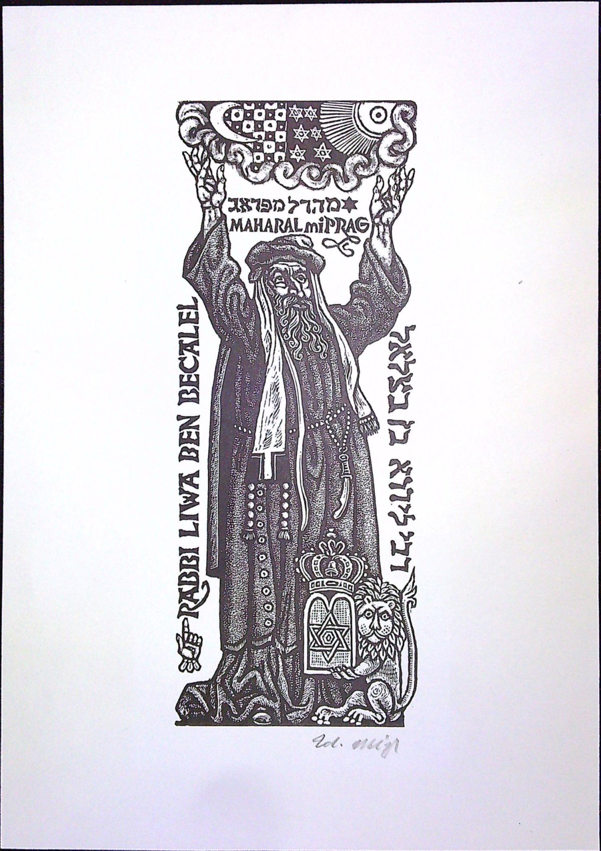 Rabbi Liwa ben Becalel. Maharal mi Prag.