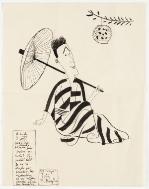 Karikatura Bedřicha Feuersteina