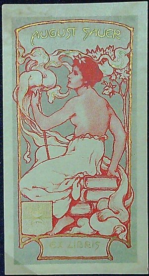 Ex libris August Sauer