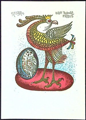 Ex libris MUDr. Rudolf Přibyš