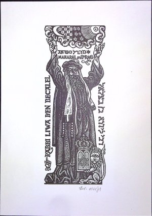 Rabbi Liwa ben Becalel. Maharal mi Prag.